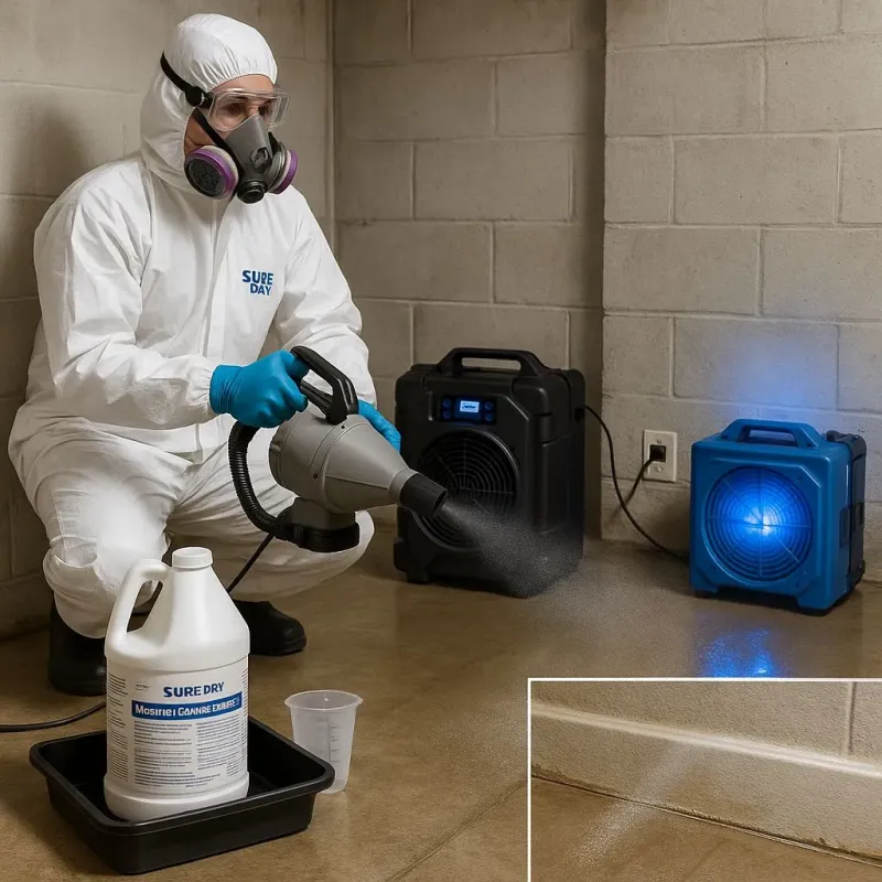 Sanitization and Odor Removal process in Oak Grove, MN