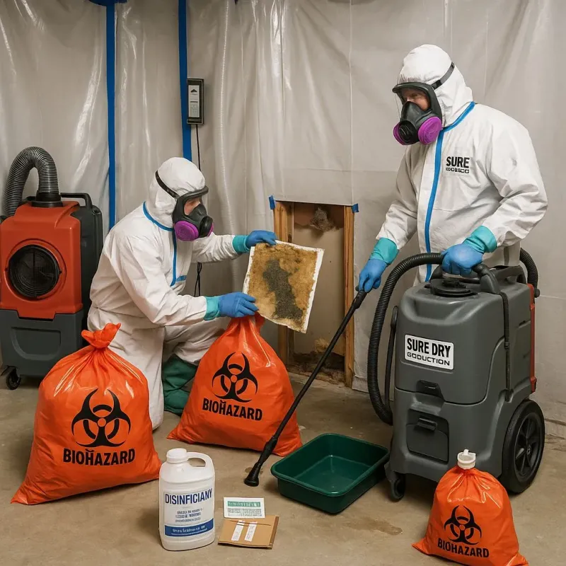 Contaminated Water Handling Protocols process in Oak Grove, MN