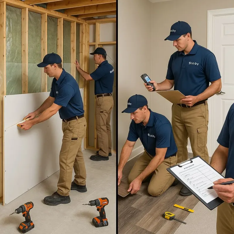 Repairs and Reconstruction process in Oak Grove, MN